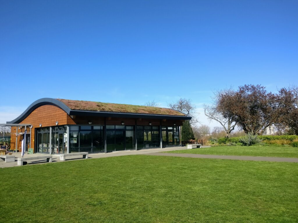 The Lodge on a clear day