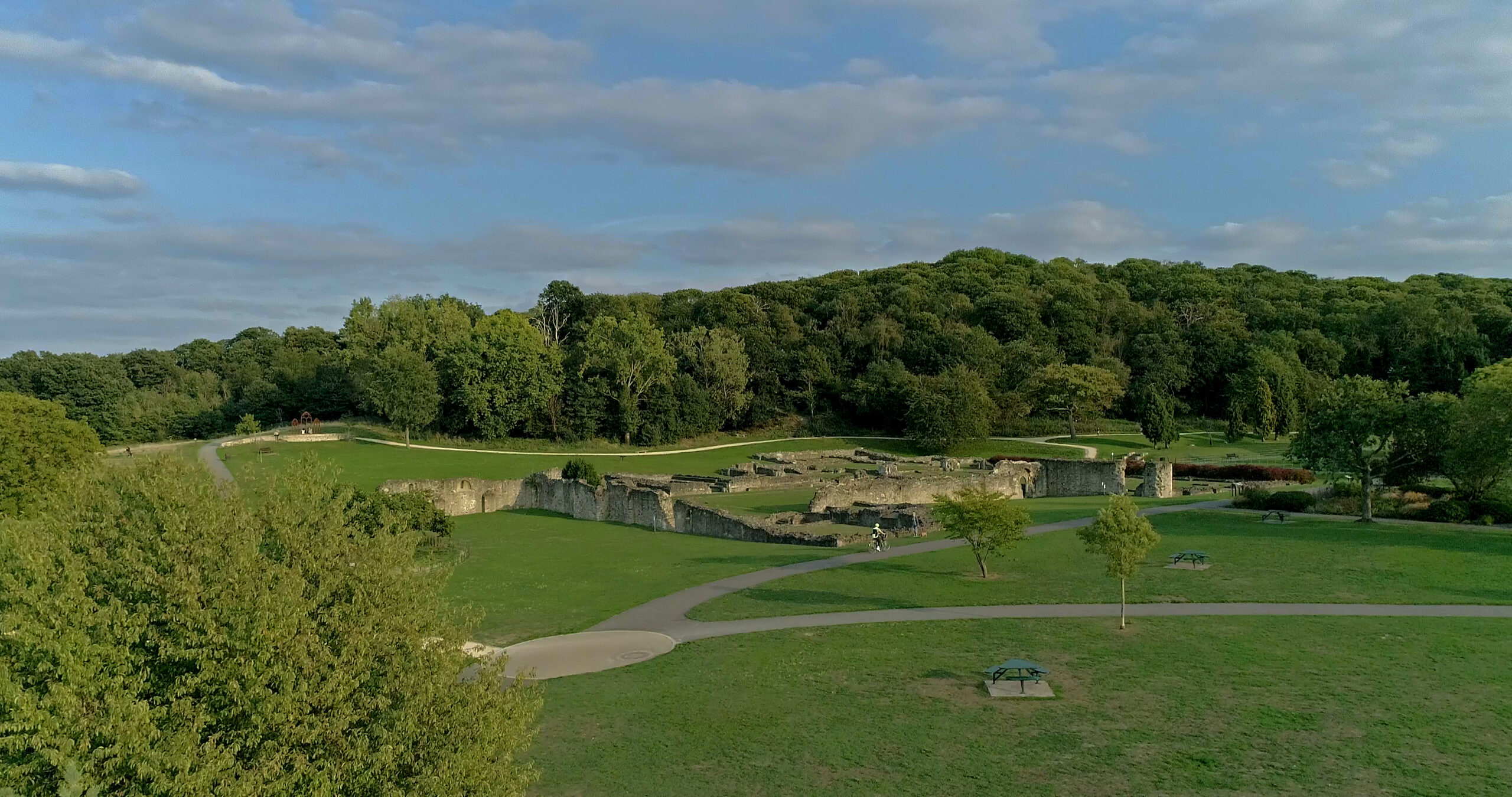 View of Woods and abbey
