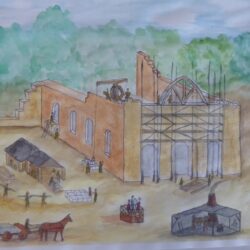 Construction of the abbey in medieval times