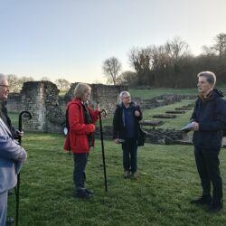 Archbishop of Canterbury visit to Lesnes Abbey