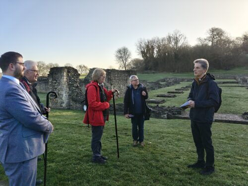 Archbishop of Canterbury visit to Lesnes Abbey