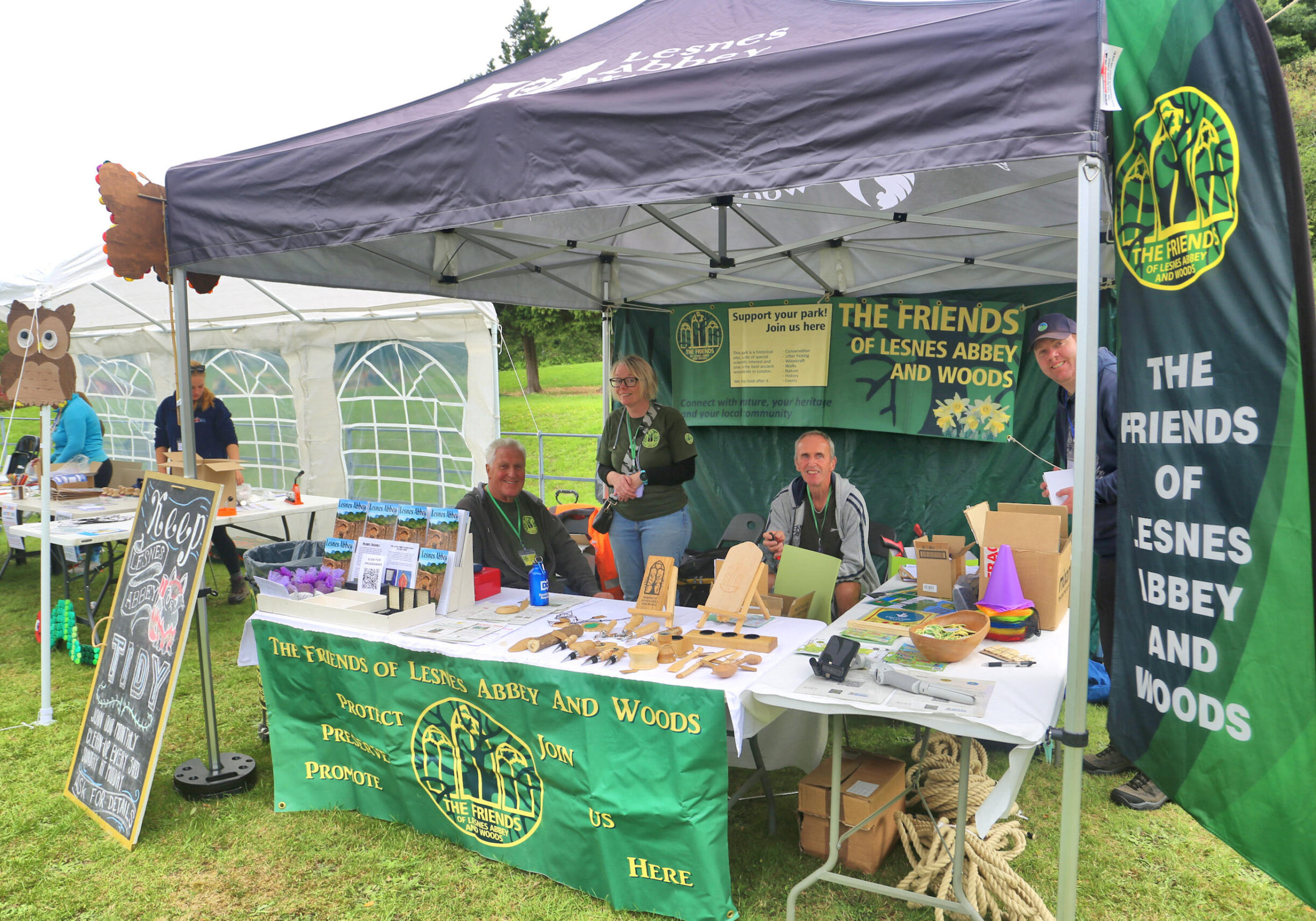 Friends of Lesnes Abbey manning their stall