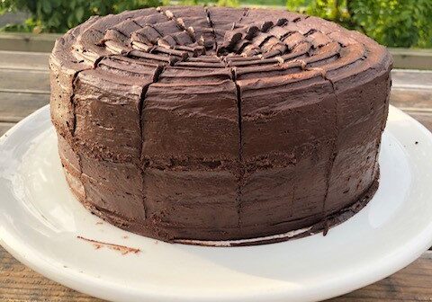 Yummy chocolate gateau